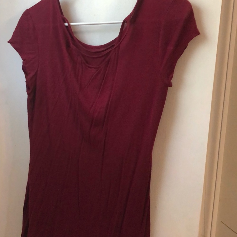 No Boundaries burgundy